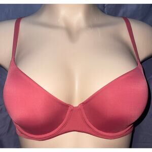 #1 - 34DD RED VICTORIA'S SECRET BODY BY VICTORIA UNLINED DEMI BRA